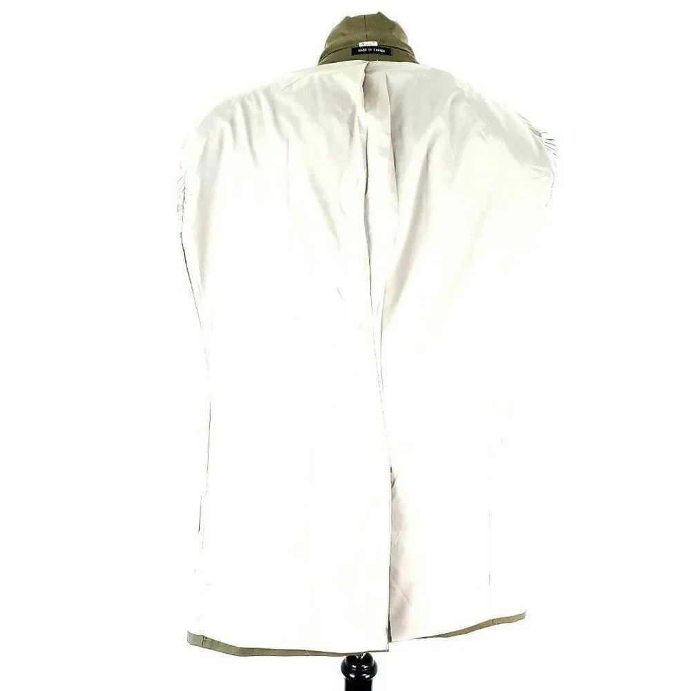 Lauren Ralph Lauren Wool 2 Button Blazer‎ 44L Green Beige Portly Sport Coat